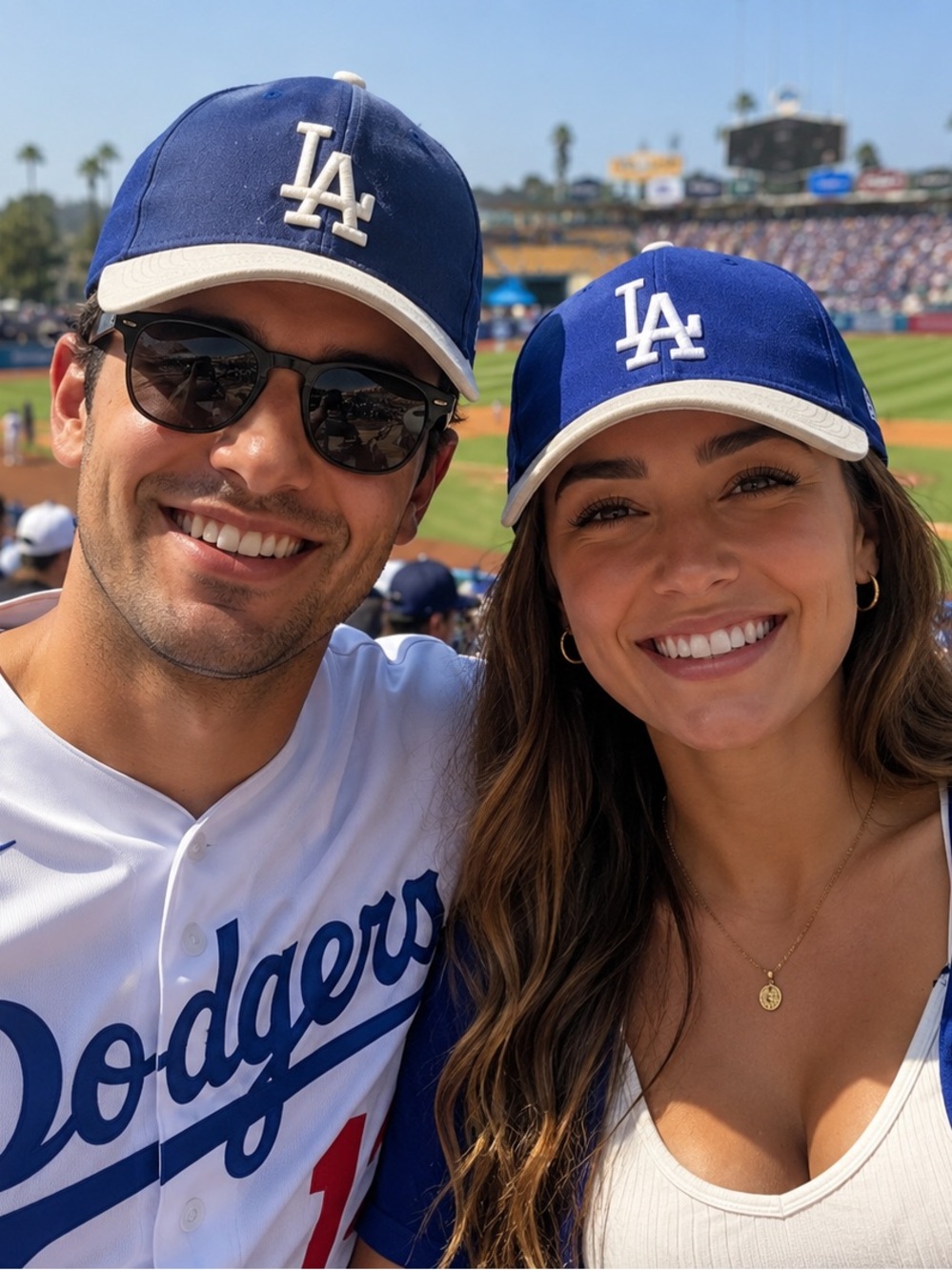 Los Angeles Dodger Baseball Team Blue & Gray Cap - Classic Logo